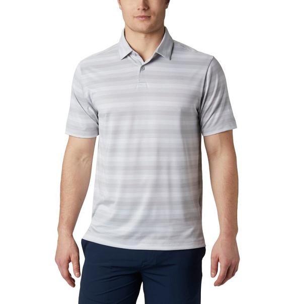 Columbia Omni-Wick Polo Grey For Men's NZ95641 New Zealand